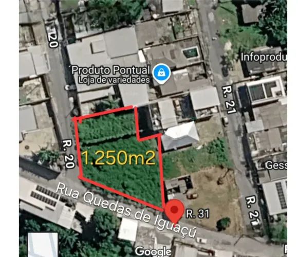 4 lotes Gêmeos com área de 1.250m2. Jardim Mauá Prox Autaz Mirim