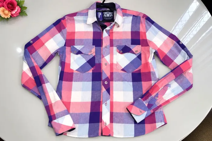 Camisa xadrez tamanho P