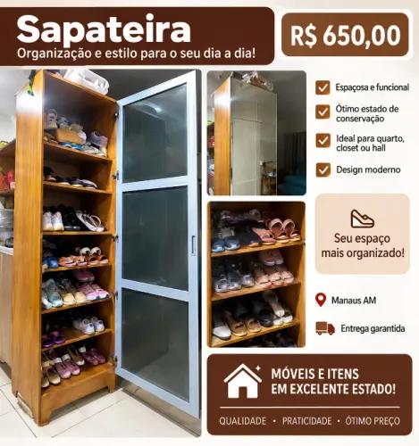 SAPATEIRA R$ 530