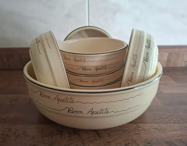 Conjunto Sobremesa Porcelana Schmidt 7 peças