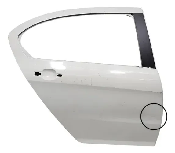 Porta Traseira Direita Peugeot 408 Branca 2011 2014 00376