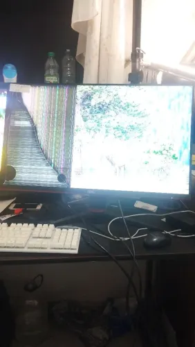 Monitor AOC 144 27polegadas quebrado para quem quer aproveitar