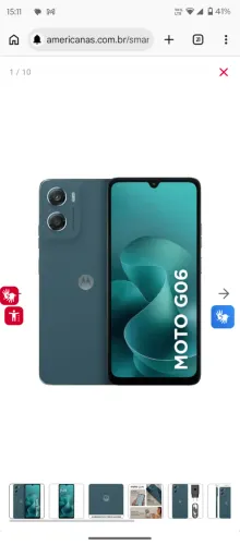 Celular moto G06 128 g