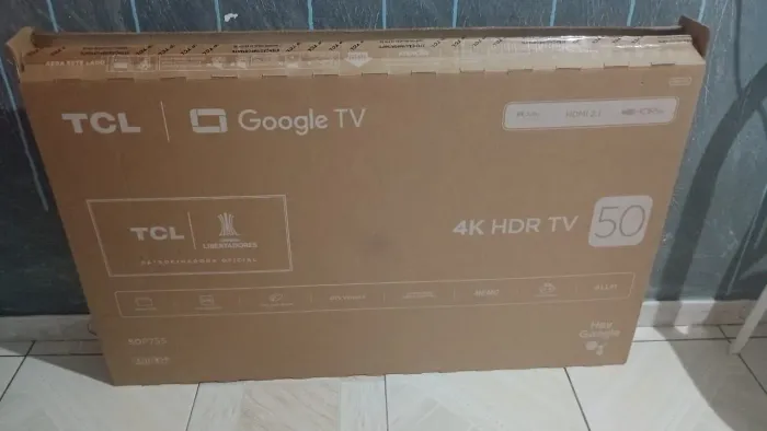 Caixa de tv 50" completa