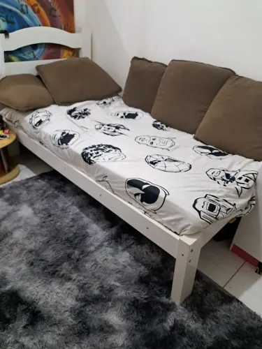 cama solteiro sem colchão