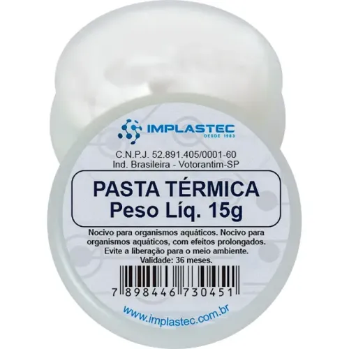 Pasta Térmica 15g - Implastec