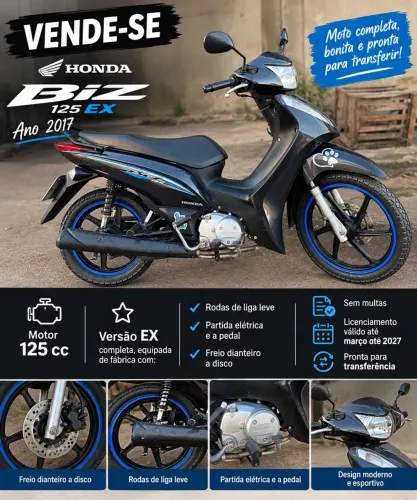 Honda Biz 125 EX/ 125 EX Flex 2017