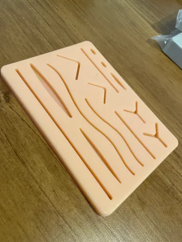 Pad de Sutura em Silicone para Treinamento - Novo