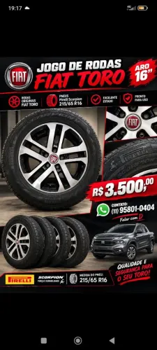 Rodas Originais Fiat Toro