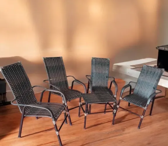 JOGO DE VARANDA COM 05 PEÇAS PROMOÇÃO DA SEMANA