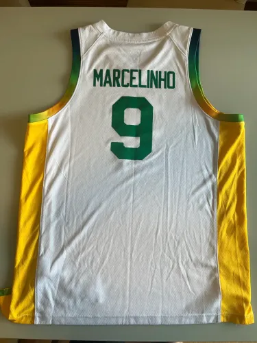 Regata Seleção Brasileira Basquete 2024 - Branca