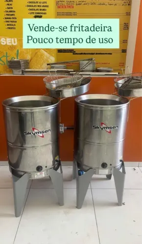 Fritadeira elétrica 24 litros seminova 4 meses de uso