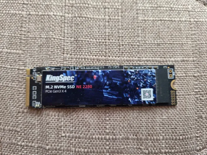Ssd M.2 Nvme Pcie Kingspec Ne-512 512gb Preto