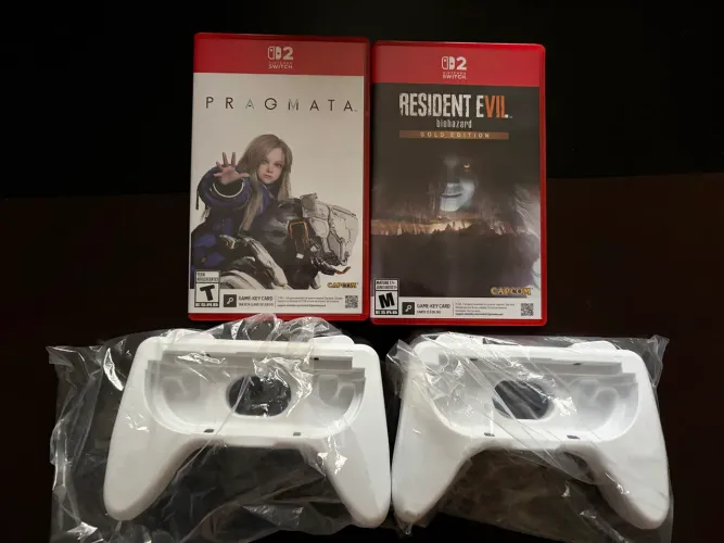 Pragmata + resident evil biohazard Nintendo Switch 2 + Brindes 