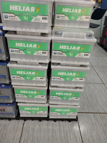 Bateria Carro Heliar - 60 Amperes 439,00- Baterias Moura em promoção