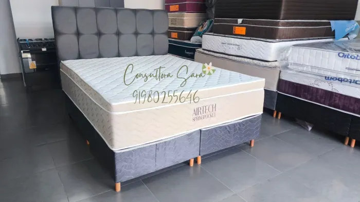 CAMA BOX QUEEN AIRTECH SPRINGPOCKET 35CM
