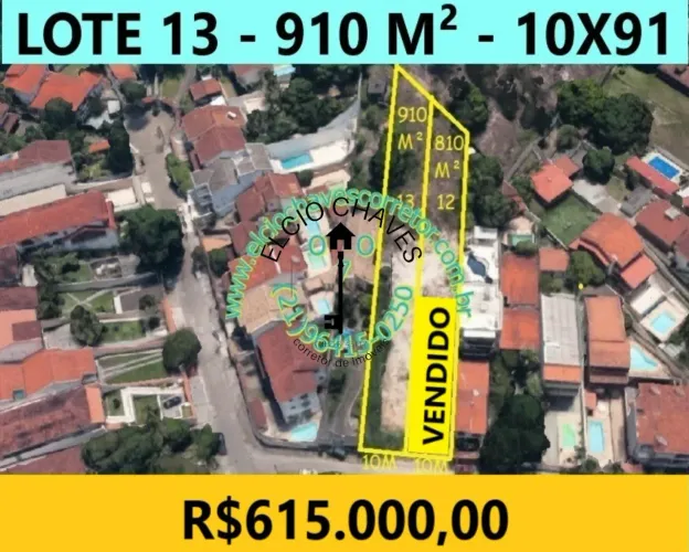 Venda de Terreno com 910 M2 10x91 em Condomínio Fechado na Estrada do Pau-Ferro