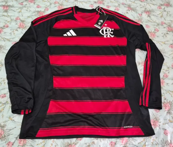 Camisa Flamengo Manga Longa