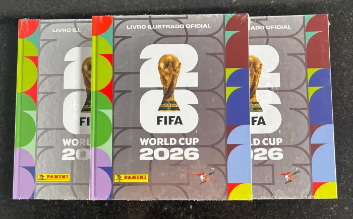 Álbum Capa Dura Prata Lacrado Copa 2026