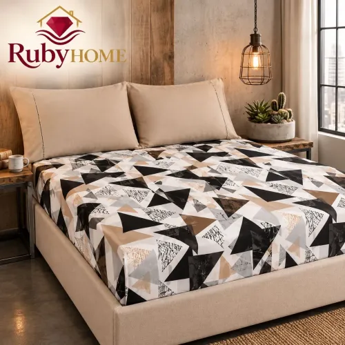 Jogo de Lençol Casal 3 Peças - Estampas Modernas | RubyHOME