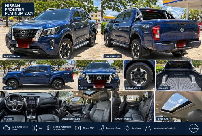 Nissan Frontier Plati. CD 2.3 Bi-TB Dies.aut. 2024