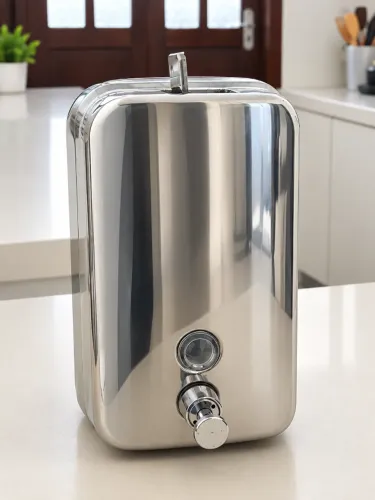 Dispenser Álcool Ou Sabonete Líquido Inox