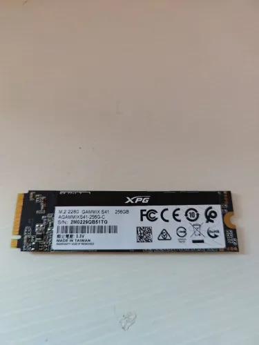 NVMe XPG Gammix s41 256GB (Aceito Cartão)