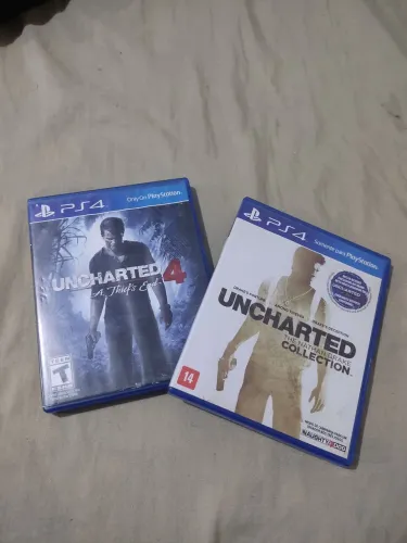 Uncharted Collection + Uncharted 4 Pack 2 jogos Playstation 4 - PS4