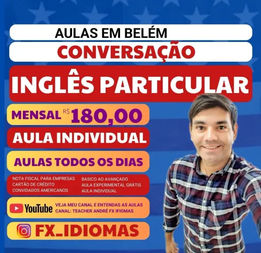 PROFESSOR PARTICULAR INGLÊS EM BELÉM 