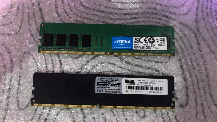 Kit Memória RAM DDR4 8GB 2x4GB 3200MHz