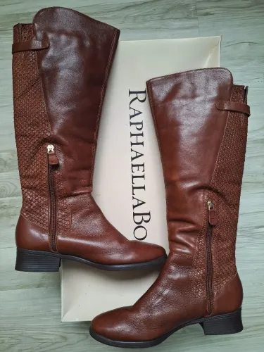 Bota Couro Raphaella Booz