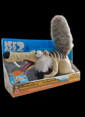 A Era Do Gelo 2 Disney Pixar - Pelúcia Scrat - Eletrônico Original Mattel 30cm