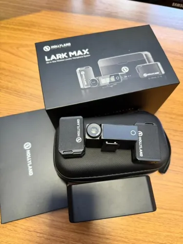 Microfone de Lapela Sem Fio-Lark Max- Hollyland