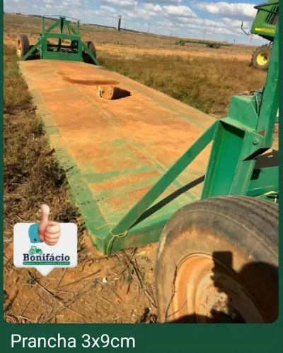 Prancha para trasporte de plantadeiras