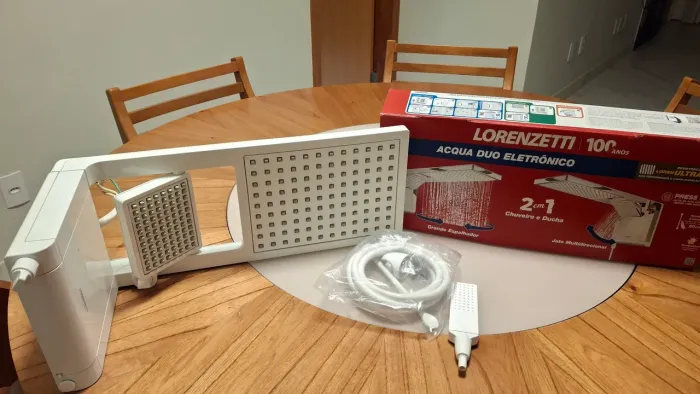 Chuveiro Elétrico Lorenzetti Acqua Duo Branco 127V