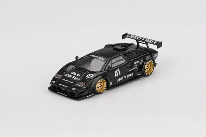 Minigt 1:64 1081 Blister Lamborghini Countach Lb-works Black