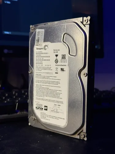 HD Seagate Barracuda 500GB 7200RPM - 100% Saudável (Testado)