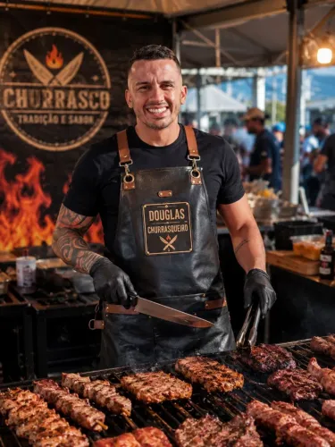 Churrasqueiro profissional