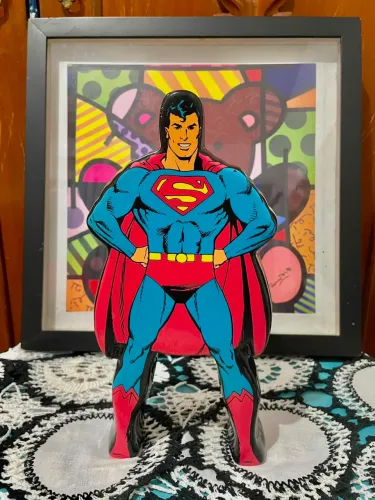 COFRE PORCELANA SUPER MAN DC COMICS VINTAGE 