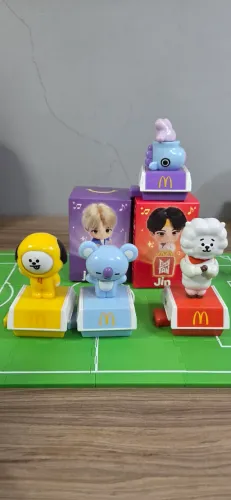 BTS - 6 mimiaturas mcdonalds