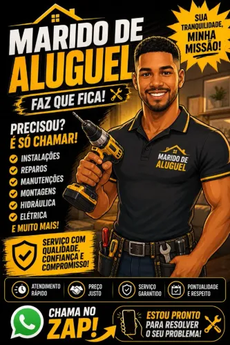 Marido de Aluguel | Montagem, Instalação, Elétrica, Hidráulica e Reparos