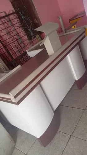 Balcão caixa de supermercado 