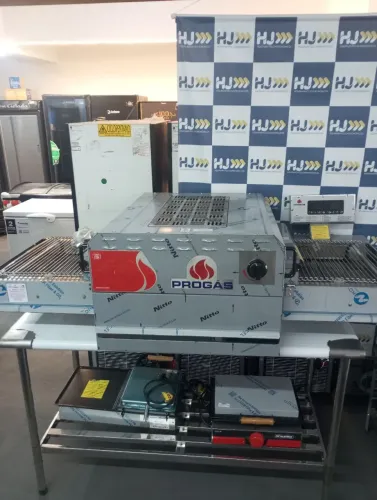 NZ. Forno esteira pizza 50 cm elétrico e a gás PROGÁS