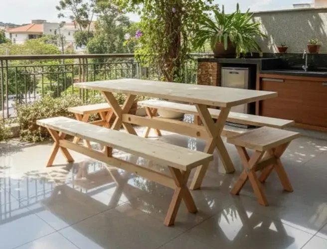 MESA PARA VARANDAS 2 METROS 