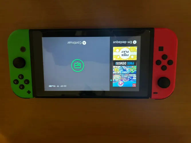 Nintendo Switch 1 v2 + acessórios