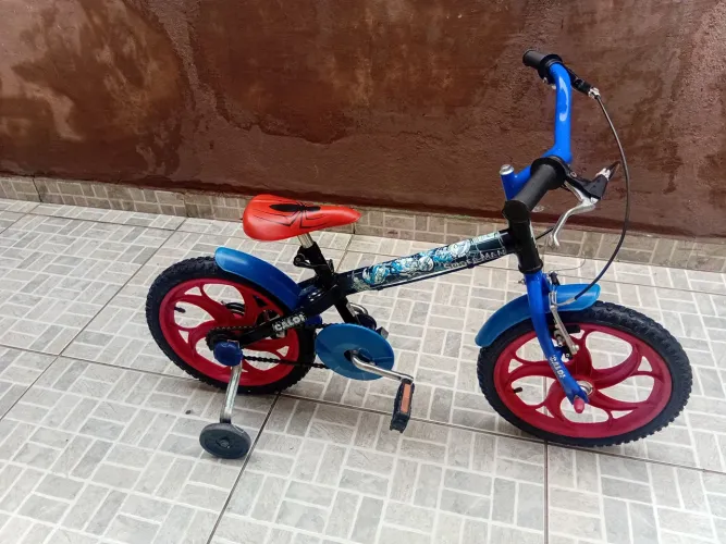 Bicicleta infantil aro 16 homem aranha