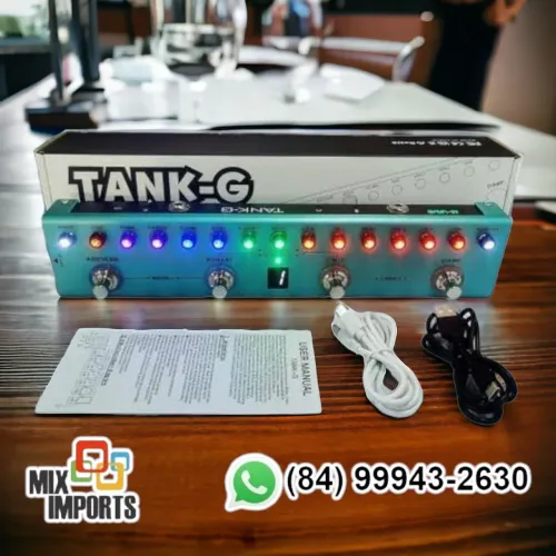 Pedaleira de guitarra Tank G Pedal de efeitos (novo)