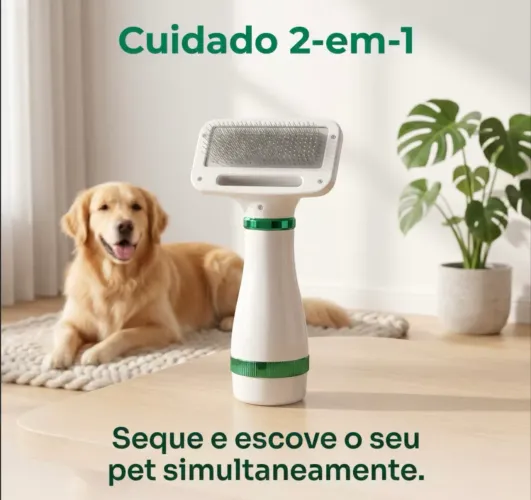 Secador e escova pet