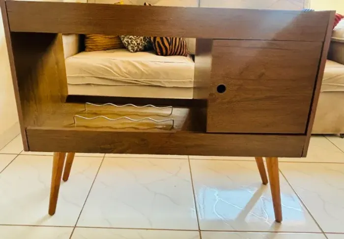 Aparador / Barzinho Retrô Amadeirado 90cm