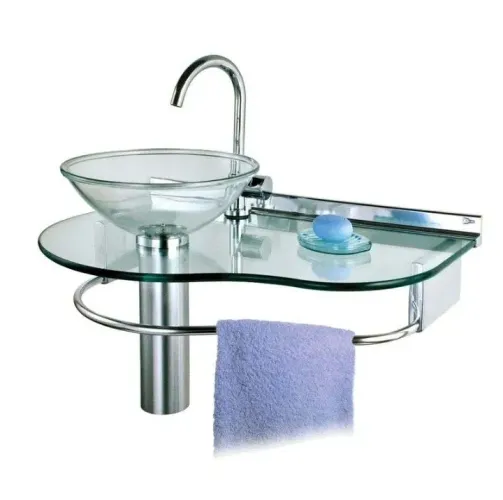Lavabo Cris Metal modelo Cris-Glass 977